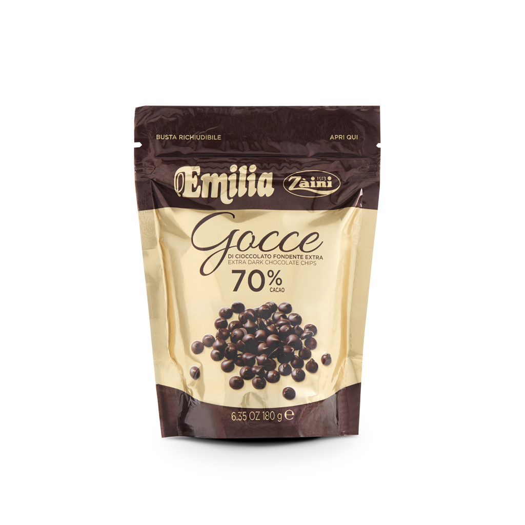 Gocce Cioccolato Fondente Extra 70% 180g